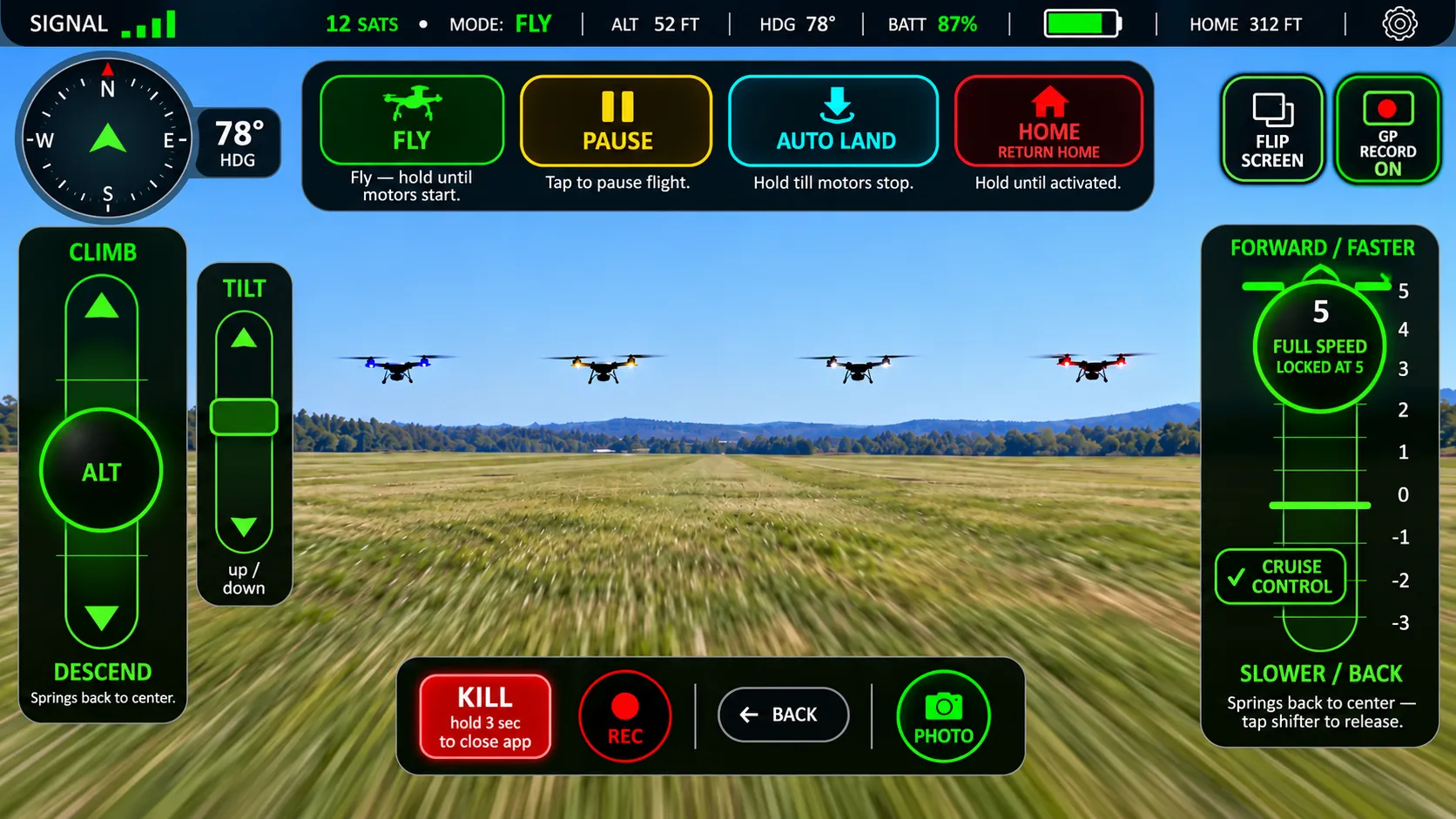 Temporary existing Solo Fly screenshot for Your Camera. Your Solo. No Handcuffs.