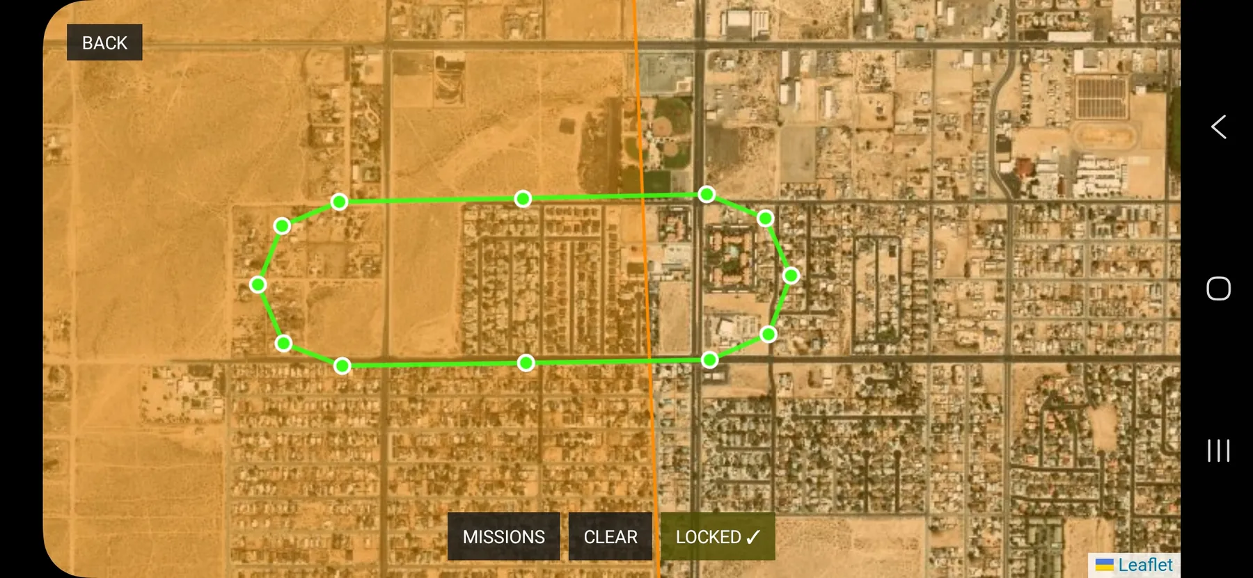 Actual landscape screenshot: Lock Your Route.