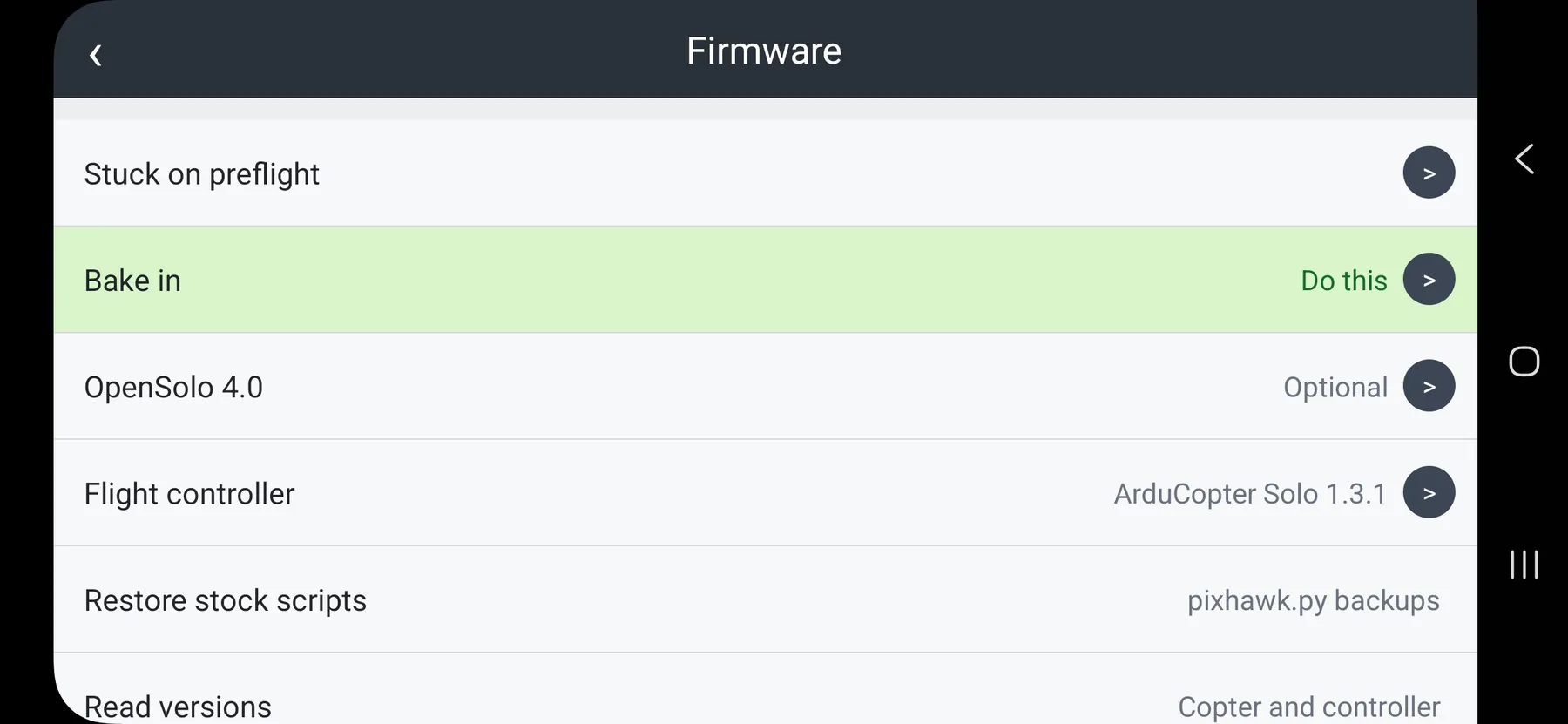 Actual landscape screenshot: Follow the Update Workflow.