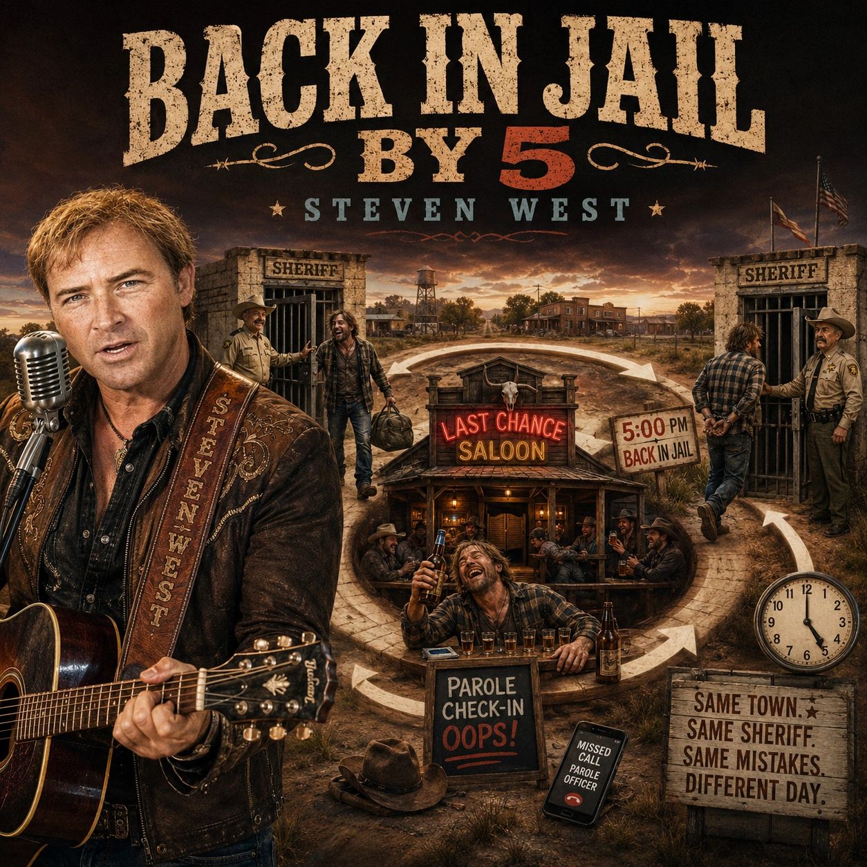 Back in Jail by Five cover