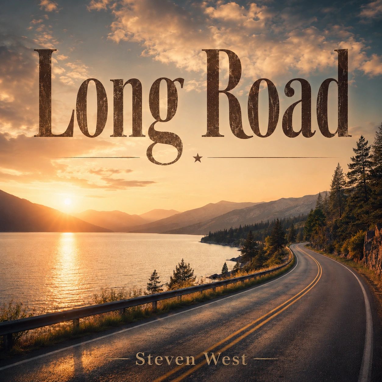 Long Road - Country Album 2026- Steven West cover