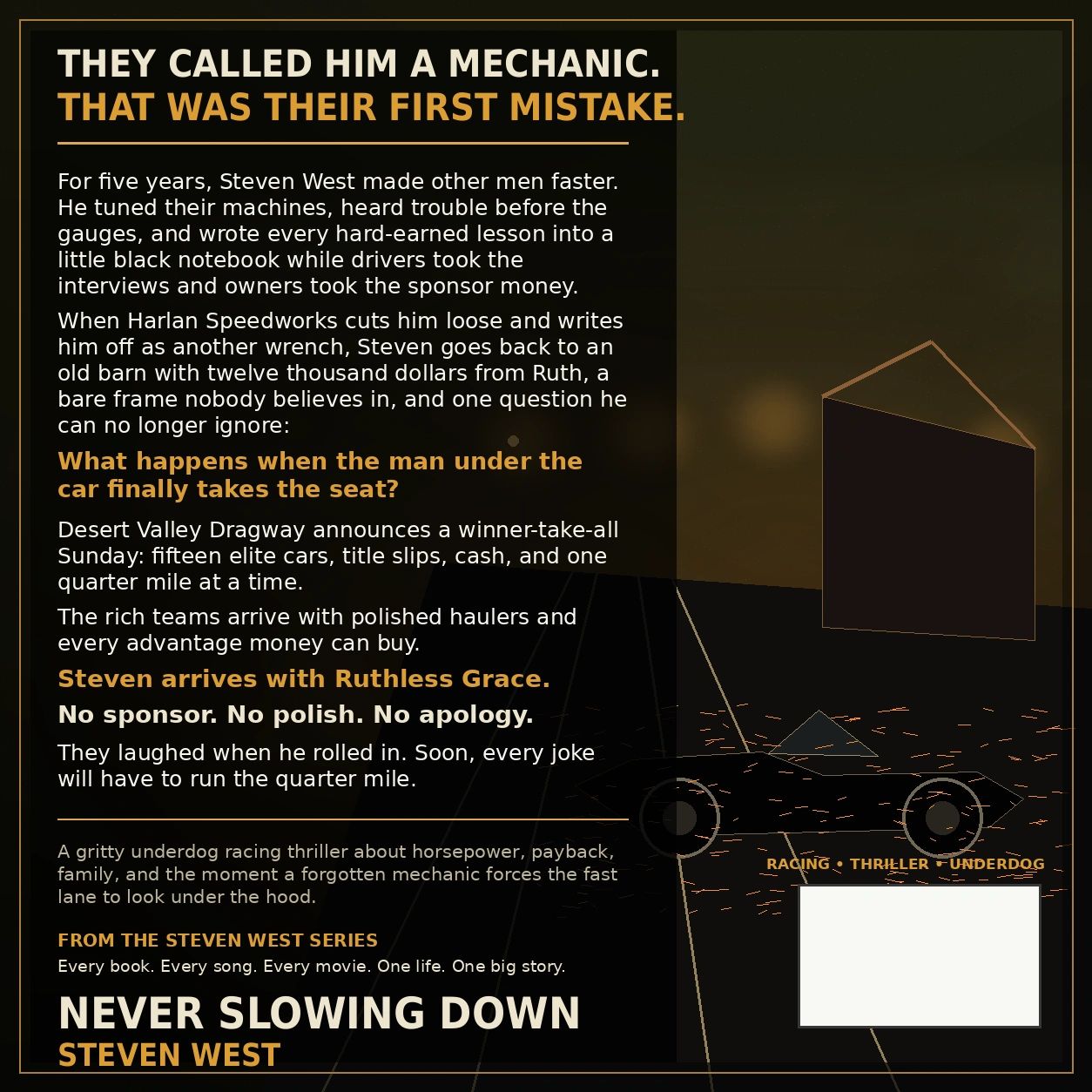 Never Slowing Down cover